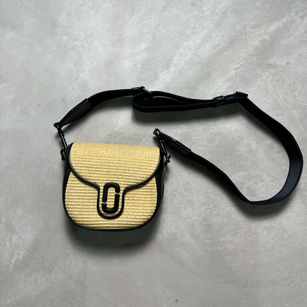 Michael Kors Black and Tan Crossbody Bag